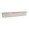 White Chinese fir wood Vintage Wall Shelf, 6" x 36" x 5"